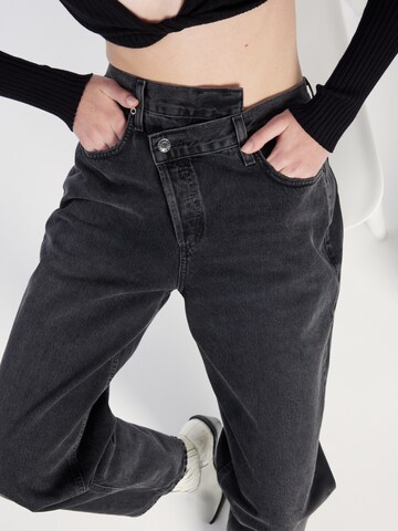 AGOLDE Loosefit Jeans i svart