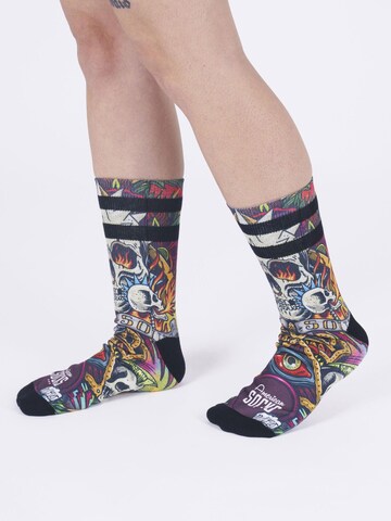 American Socks - Calcetines 'Moshpit' en lila