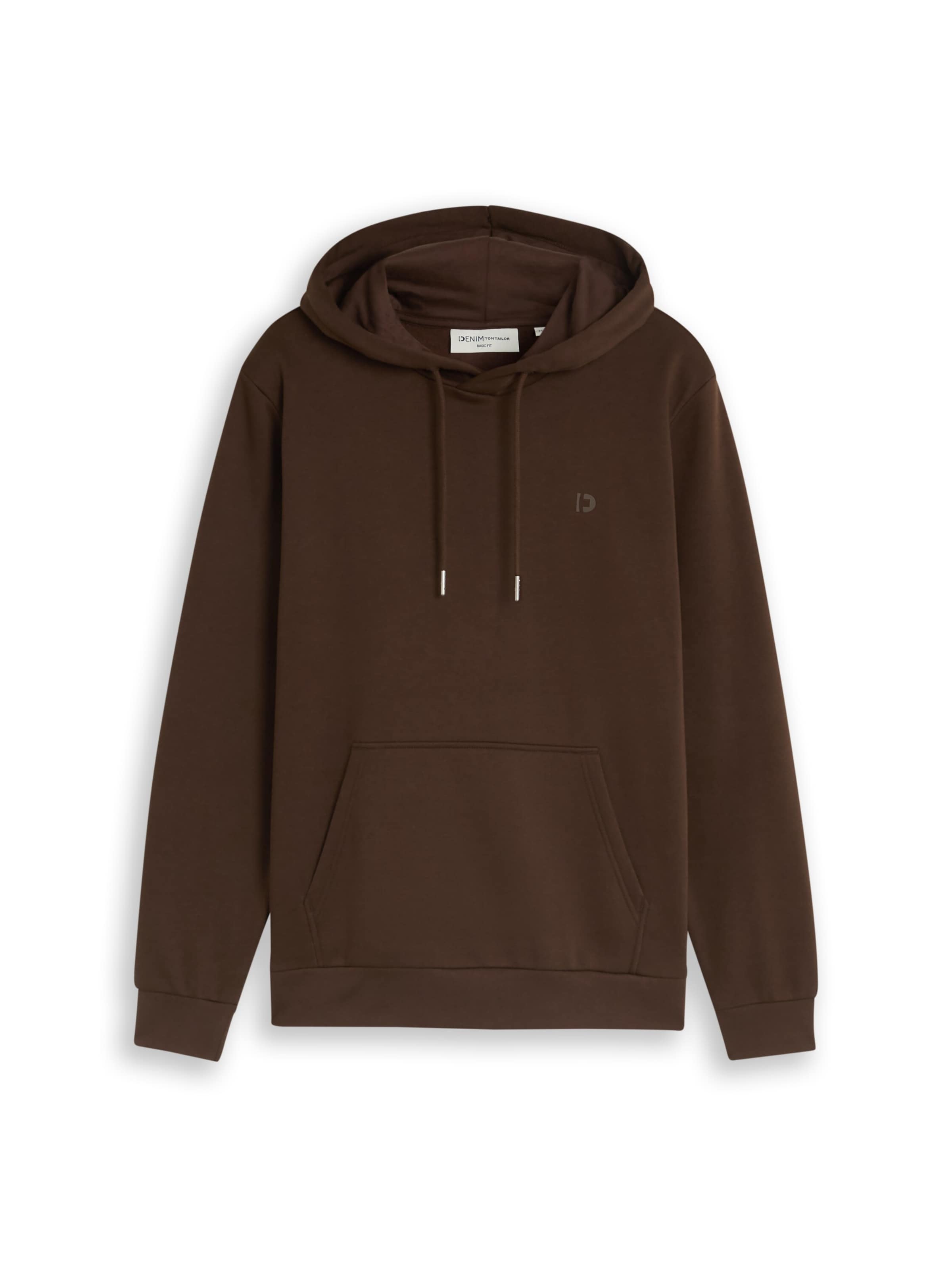 TOM TAILOR DENIM Sweatshirt in Braun: Vorderseite