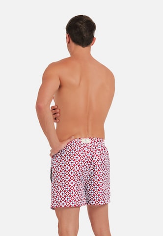 Gassa d'Amante Zwemshorts 'Taormina' in Rood