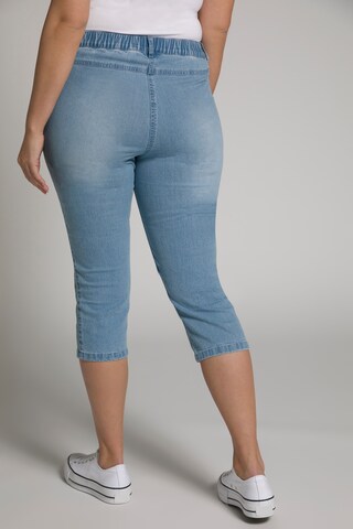 Coupe slim Jean Ulla Popken en bleu