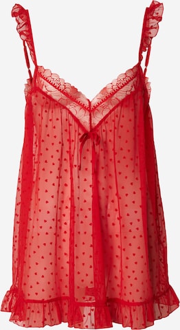 raudona ETAM Negližė 'Minut': priekis