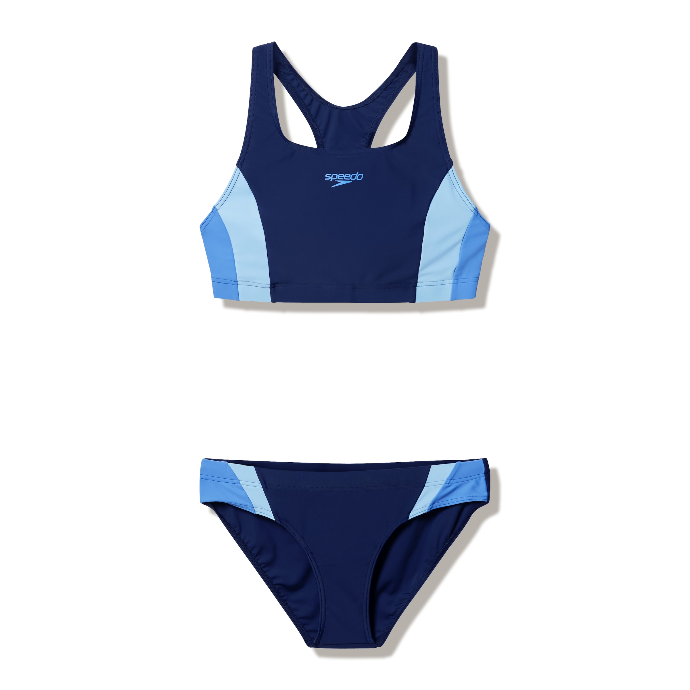 SPEEDO Sportbikini in S in azur / hellblau / dunkelblau, Produktansicht