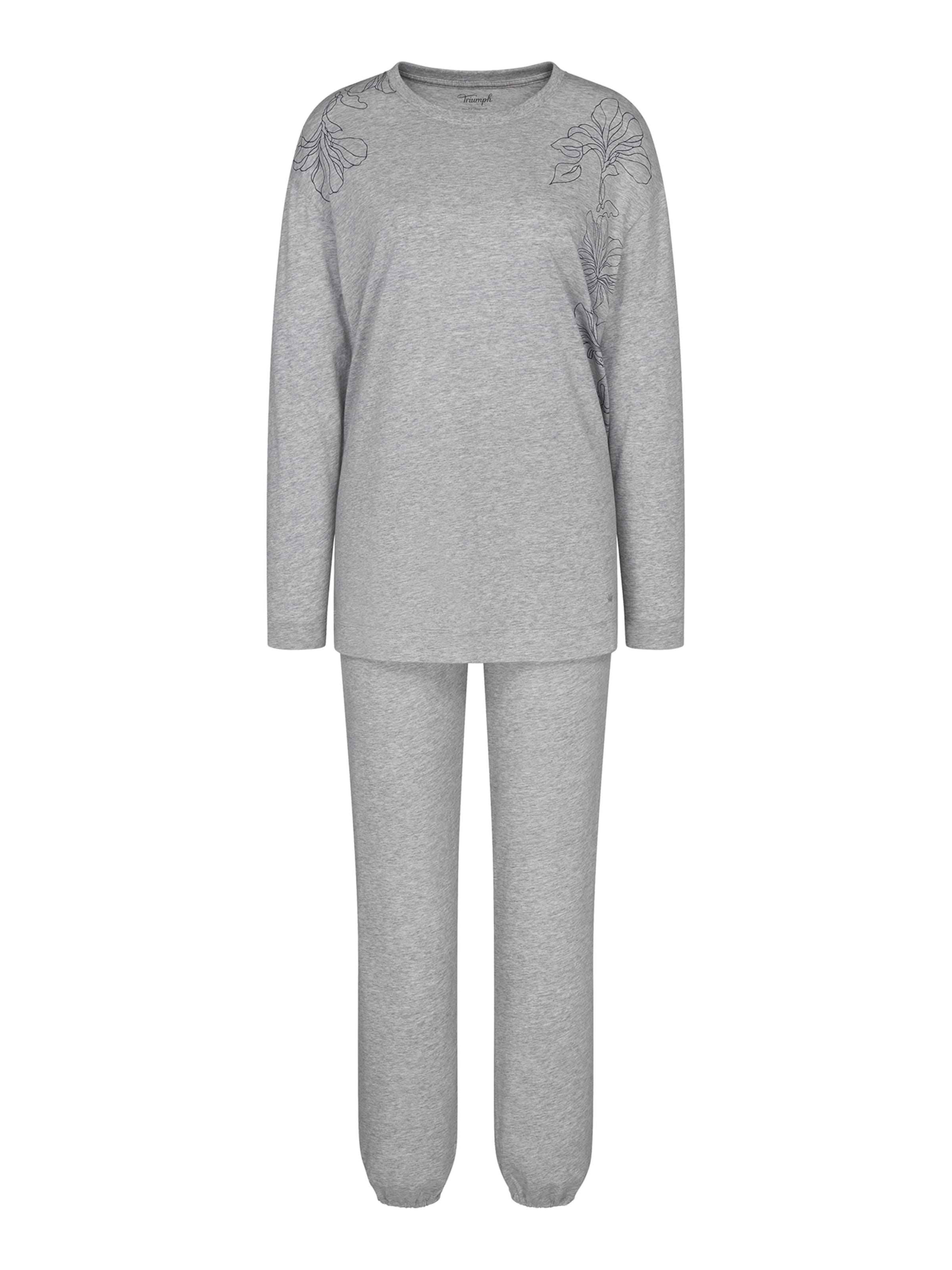 TRIUMPH - Pijama ' Endless Comfort ' en gris: frente