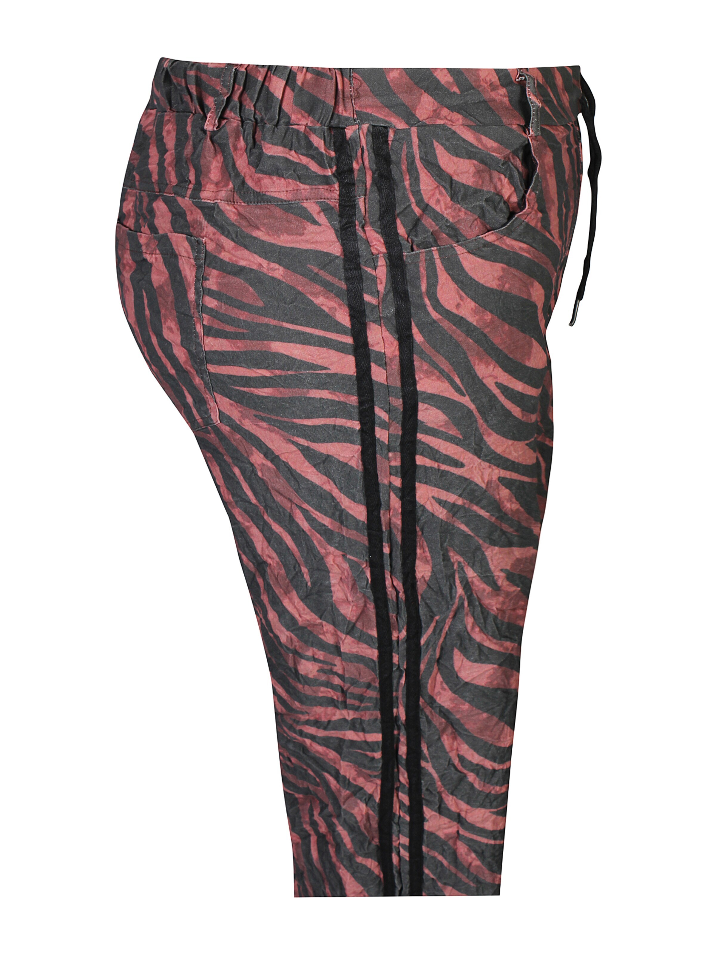 Zhenzi Regular Broek 'Chaya 1553' in Rood