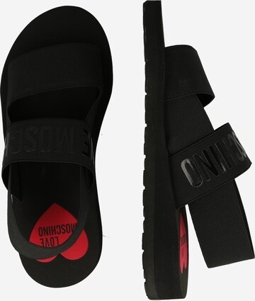 Love Moschino Sandal in Black