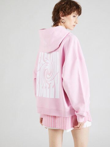 OH APRIL Свитшот 'Boyfriend Hoodie Blush Breezy' в Ярко-розовый