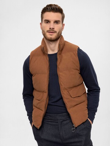 Gilet di Antioch in marrone