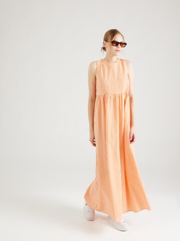 VILA Kleid 'VINalua' in Orange: Vorderseite