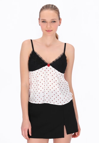 Haut myMo at night en noir : devant