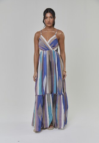 Abito di South Beach in blu: frontale