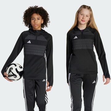 ADIDAS PERFORMANCE Sportief sweatshirt 'Tiro 25 Essentials' in Zwart: voorkant
