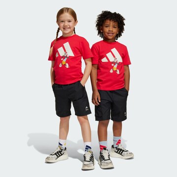 Completo per l'allenamento 'Adidas x Disney Mickey Mouse' di ADIDAS SPORTSWEAR in rosso: frontale