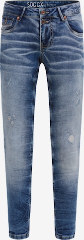 Soccx Slimfit Jeans 'MI:LO' in Blau: Vorderseite