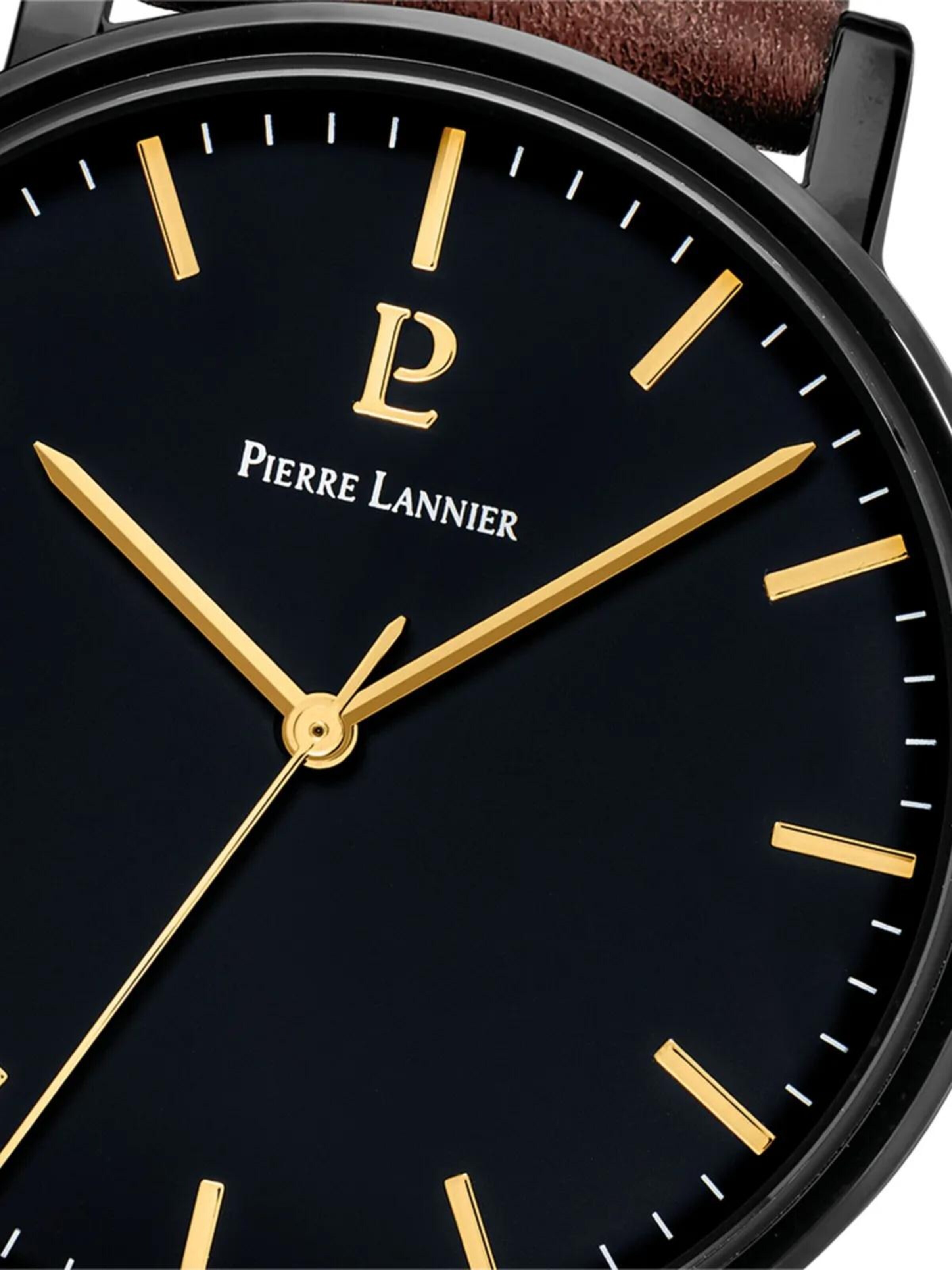 Montre à affichage analogique Pierre Lannier en noir