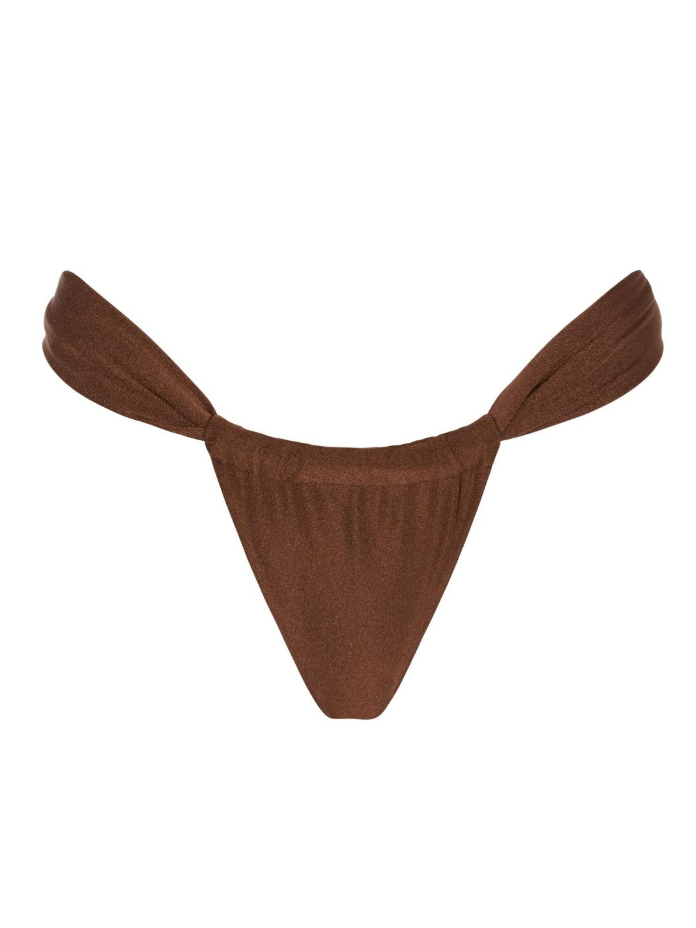 Acuarela Brand Bikinihose 'Riviera'‌‌‌‌‌‌‌‌ in Braun: Vorderseite