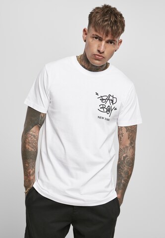 MT Men Shirt 'Bad Boy New York' in White: front