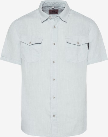 CAMP DAVID Regular fit Button Up Shirt in Blue: front