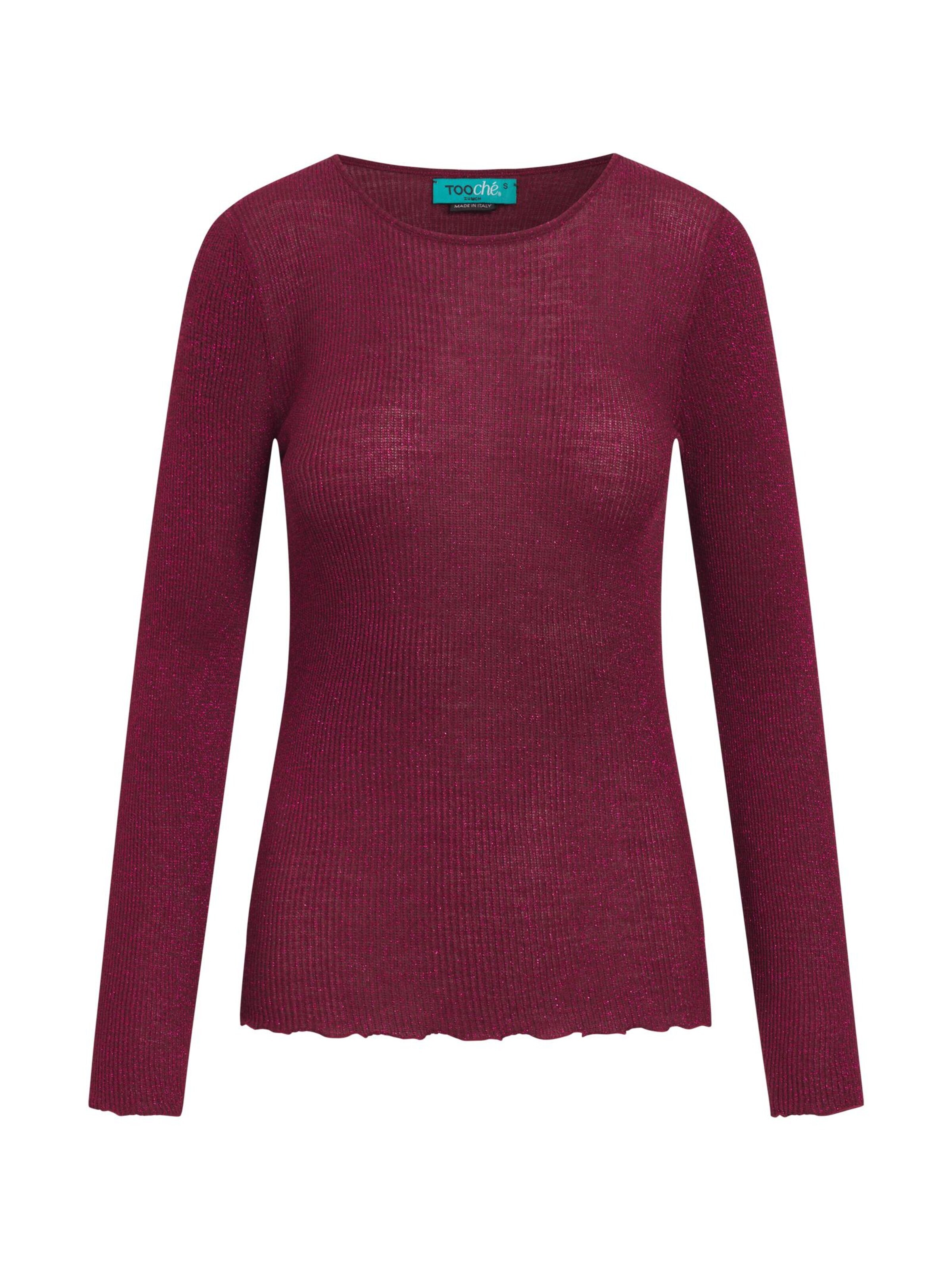TOOche Shirt 'Berry Sparkle' in Red: front