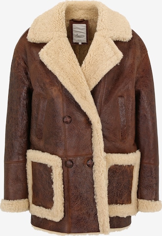 Goosecraft Winter Jacket 'Milla' in Brown: front