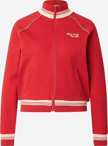 King LouieGornji dio trenirke 'Lila Coljack Daytona' - crvena boja: prednji dio