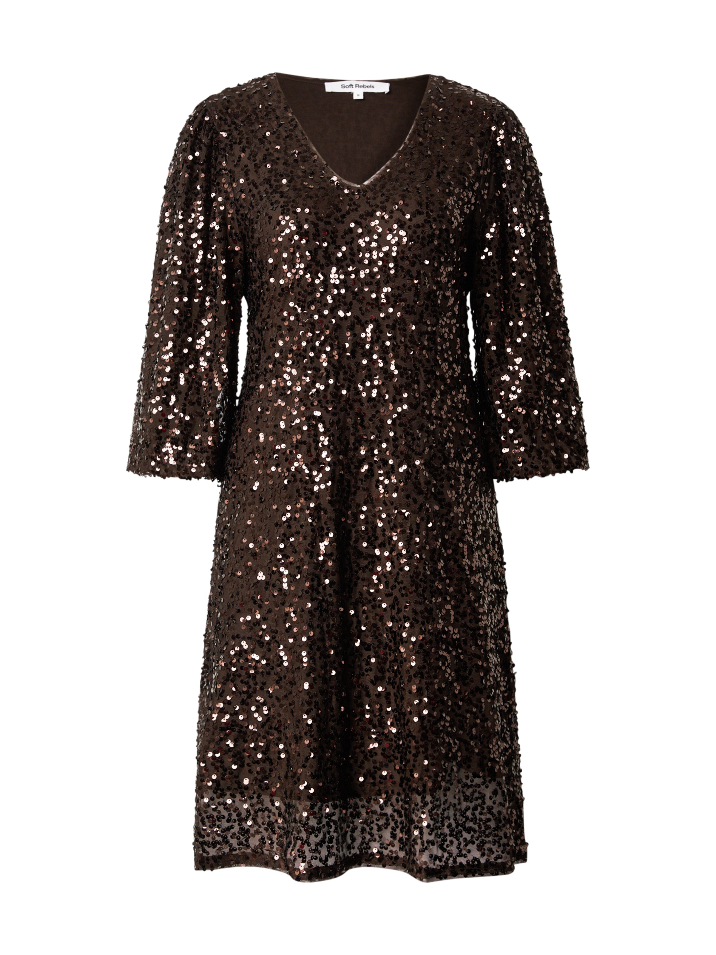 Soft Rebels Koktélruhák 'Audrey' - barna: elől