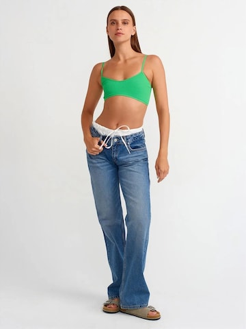 Dilvin Bralette Top in Green