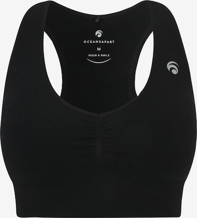 OCEANSAPART Sport-BH 'Venice' in schwarz / weiß, Produktansicht