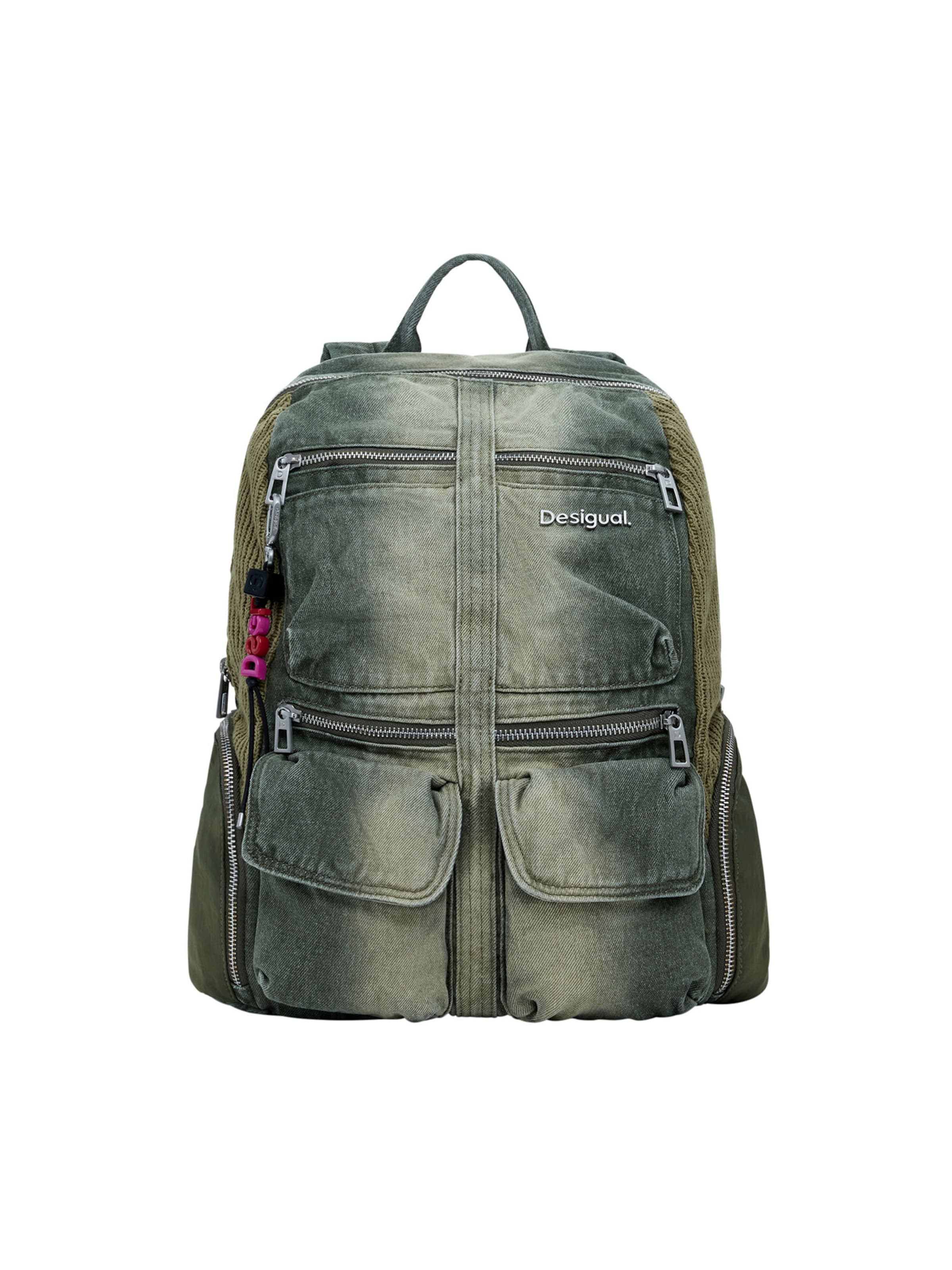 Desigual Σακίδιο πλάτης σε πράσινο: μπροστά
