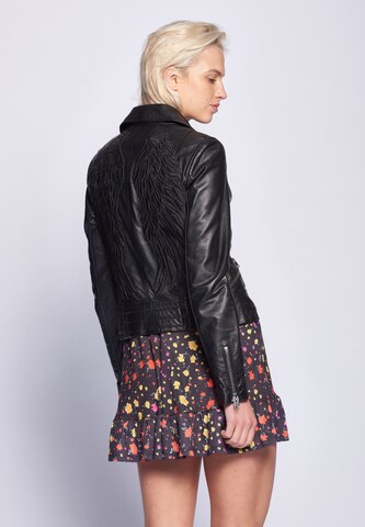 Maze Lederjacke  ' 42020126 ' in Schwarz