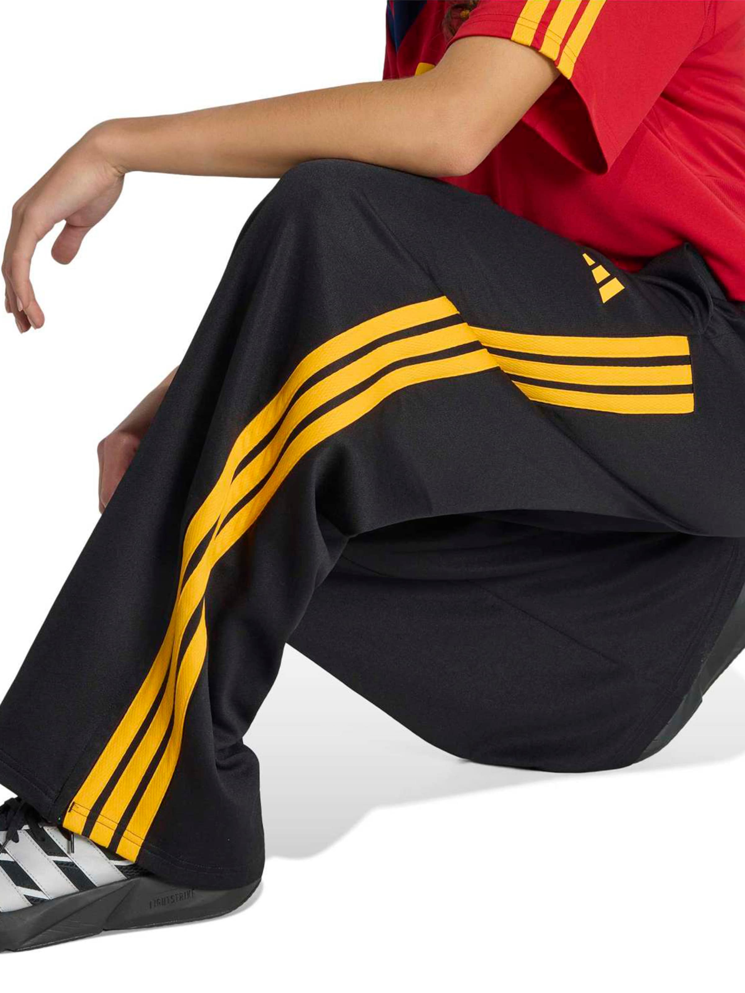 ADIDAS SPORTSWEAR Wide leg Sportbroek 'HER' in Zwart