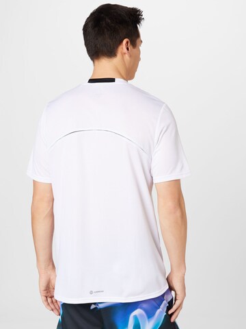 ADIDAS PERFORMANCE Λειτουργικό μπλουζάκι 'Designed For Movement Hiit' σε λευκό
