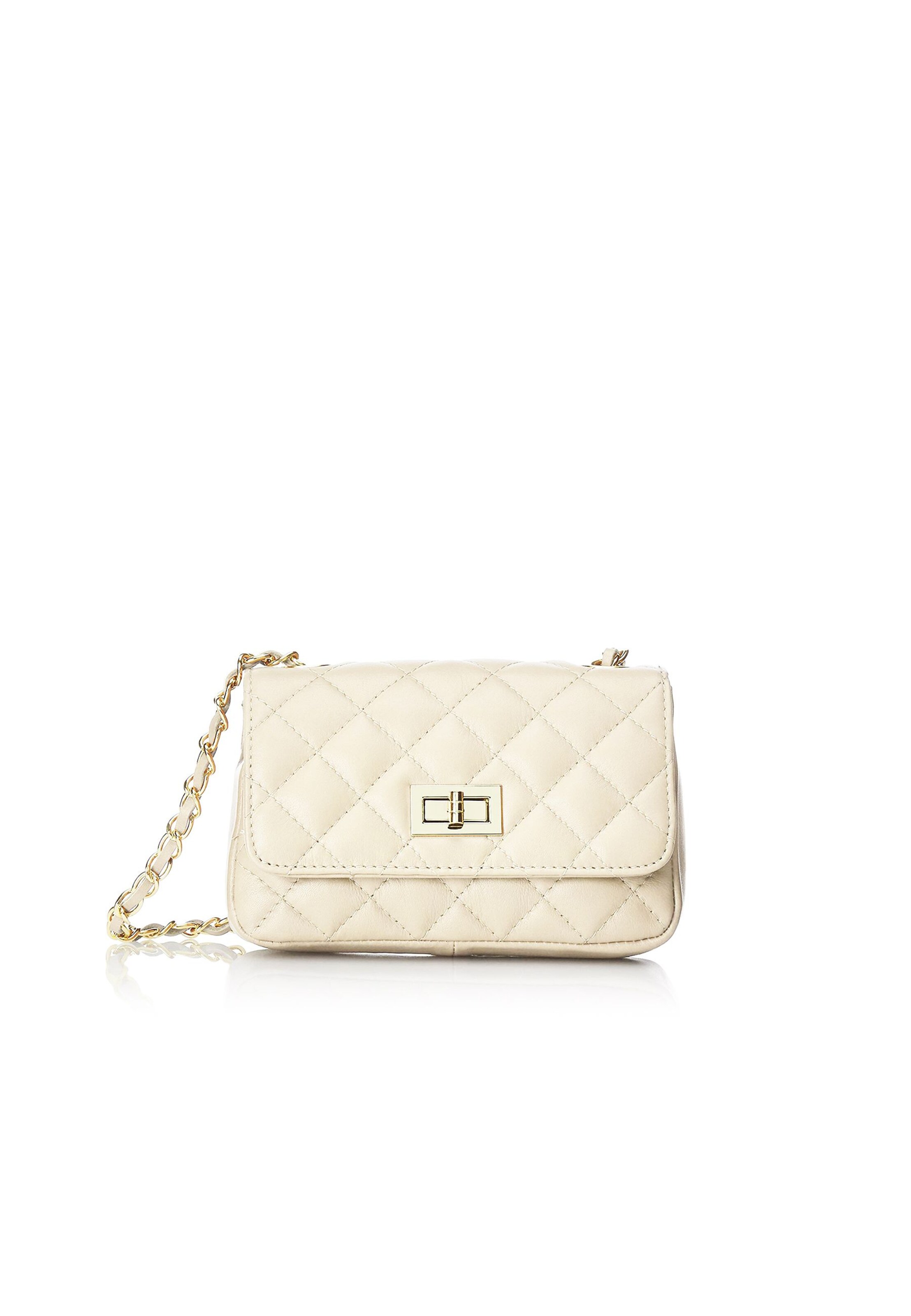 CHICCA BORSE Schoudertas in Beige: voorkant