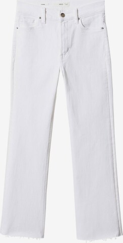 MANGO regular Jeans 'Sienna' i hvid: forside