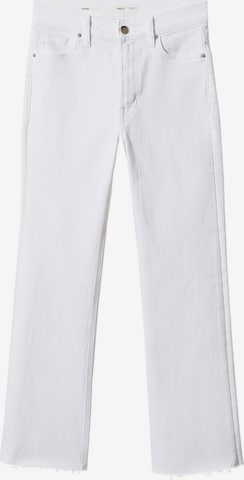 MANGO Regular Jeans 'Sienna' in Wit: voorkant