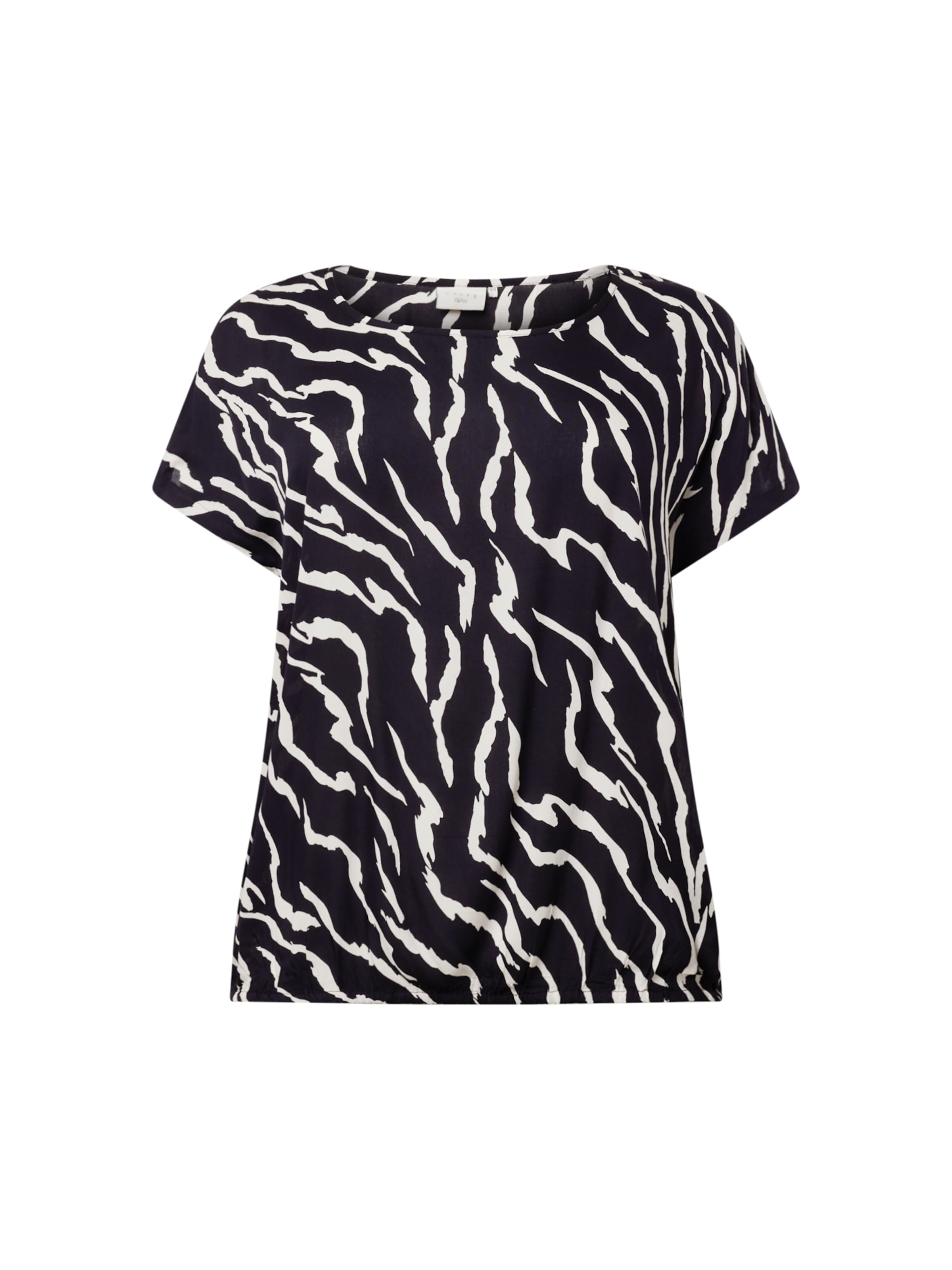 KAFFE CURVE Blouse 'Sonna Stanley' in Black: front