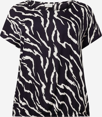 KAFFE CURVE Blouse 'Sonna Stanley' in Black: front