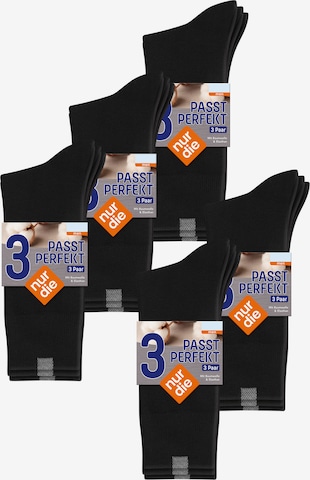 Nur Die Sokken ' Passt Perfekt bequeme Alltagssocken ' in Zwart: voorkant