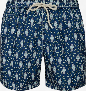 Shorts de bain MC2 Saint Barth en bleu : devant