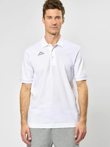KAPPA - Camisa 'KMLogo Life' em branco: frente