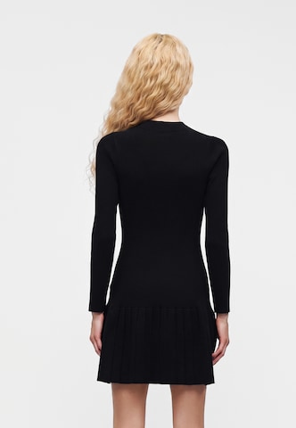 Calvin Klein Jeans Gebreide jurk in Zwart