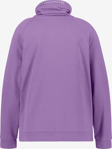 Sweat-shirt Ulla Popken en violet