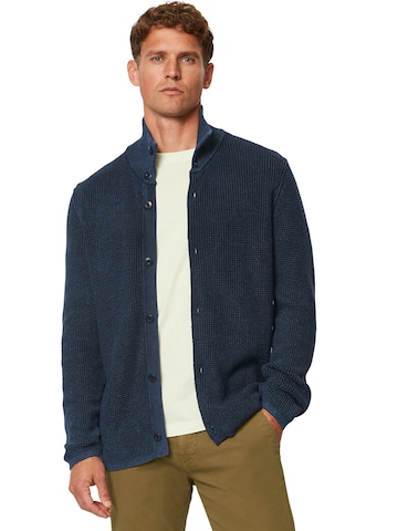 Marc O'Polo Knit Cardigan in Blue: front