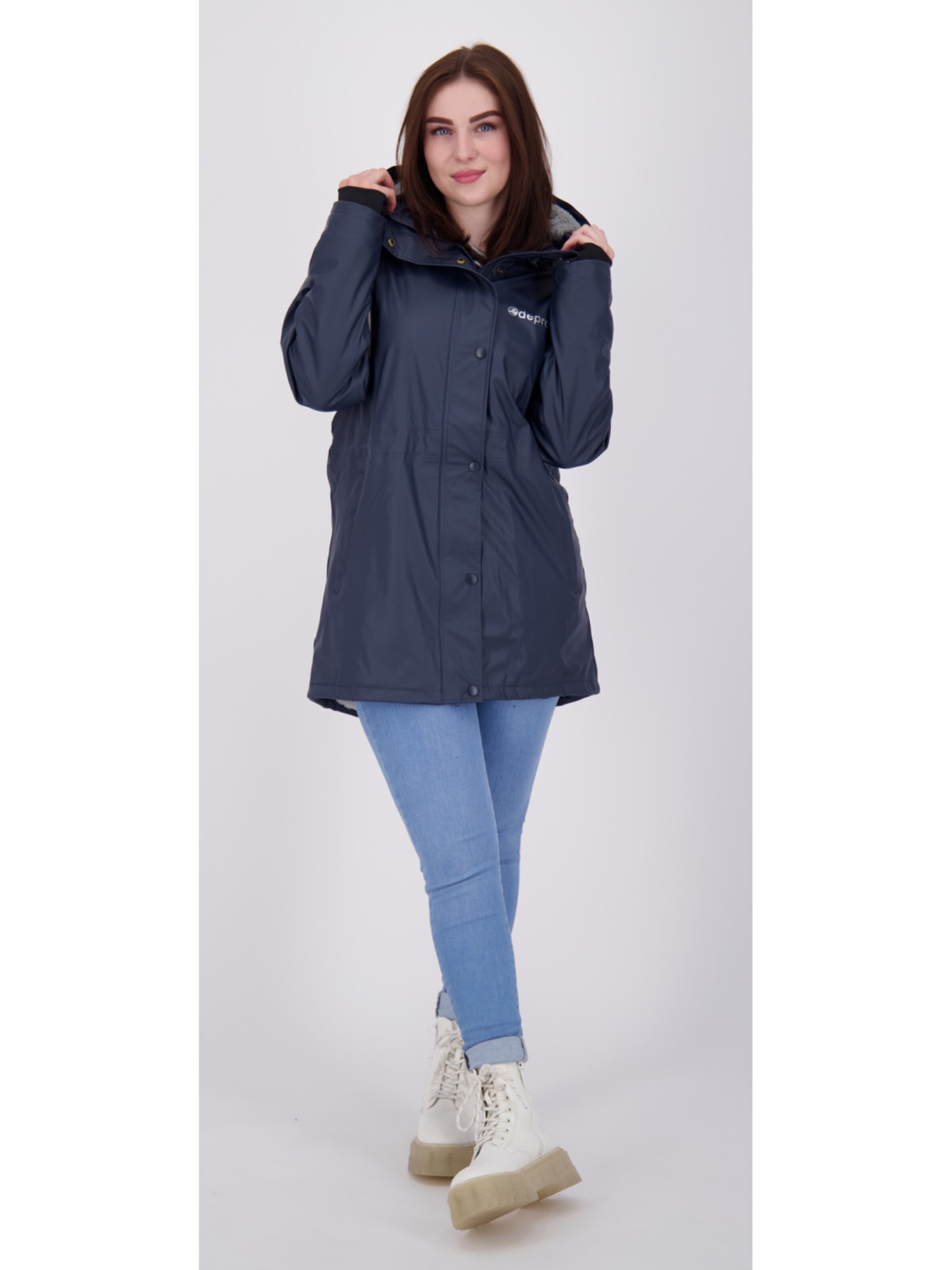 deproc Outdoorjacke 'Friesennerz ELLESMERE WMN'‌‌‌‌‌‌‌ in Blau