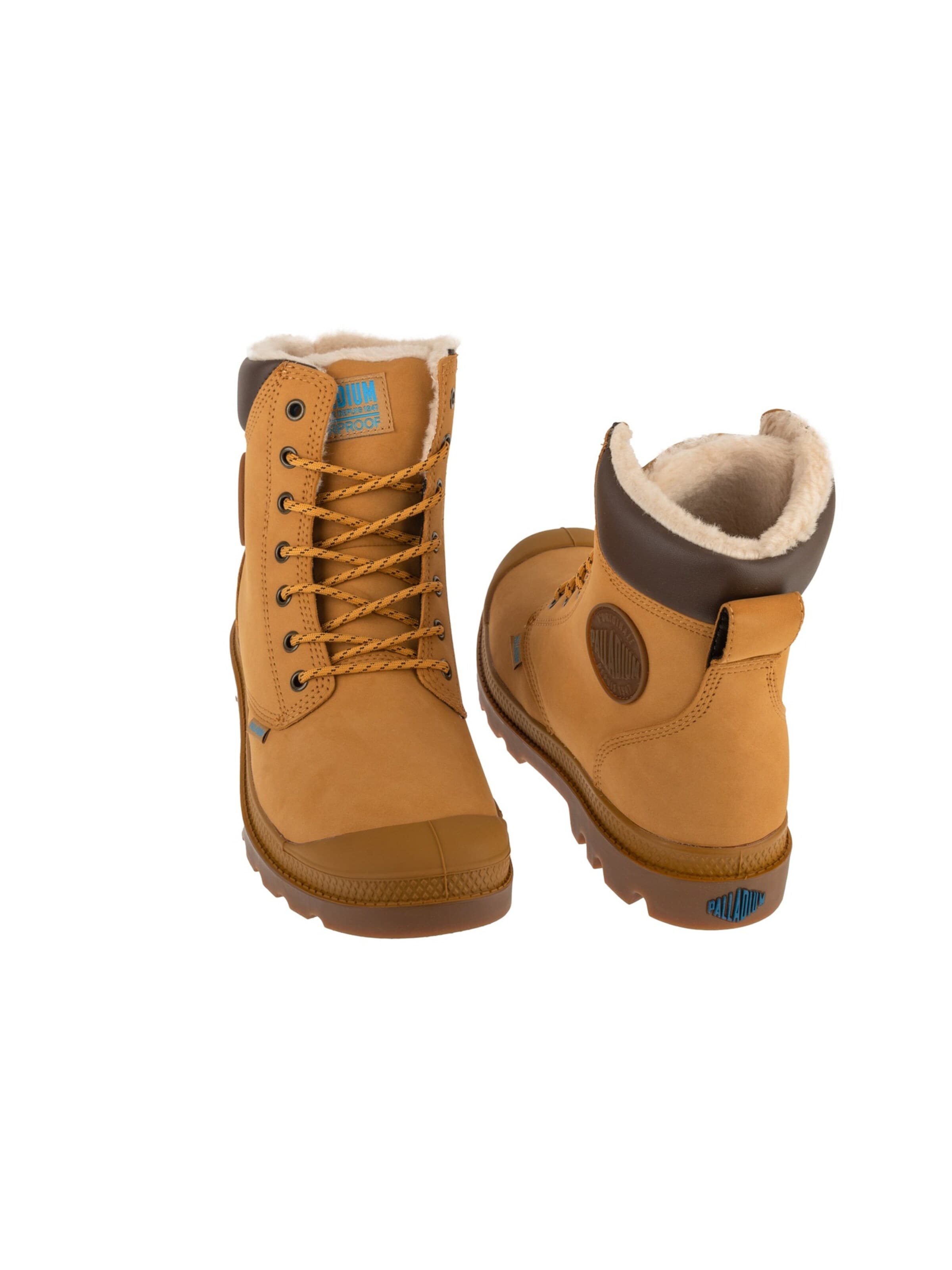 Palladium Sneakers hoog 'Palladium Pampa Sport  WPS' in Bruin