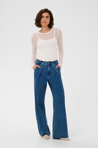 Kaffe - Camisa 'Nanna' em branco