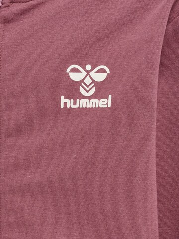 Hummel Zip-Up Hoodie 'Trece' in Pink