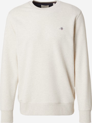 Sweat-shirt GANT en gris : devant