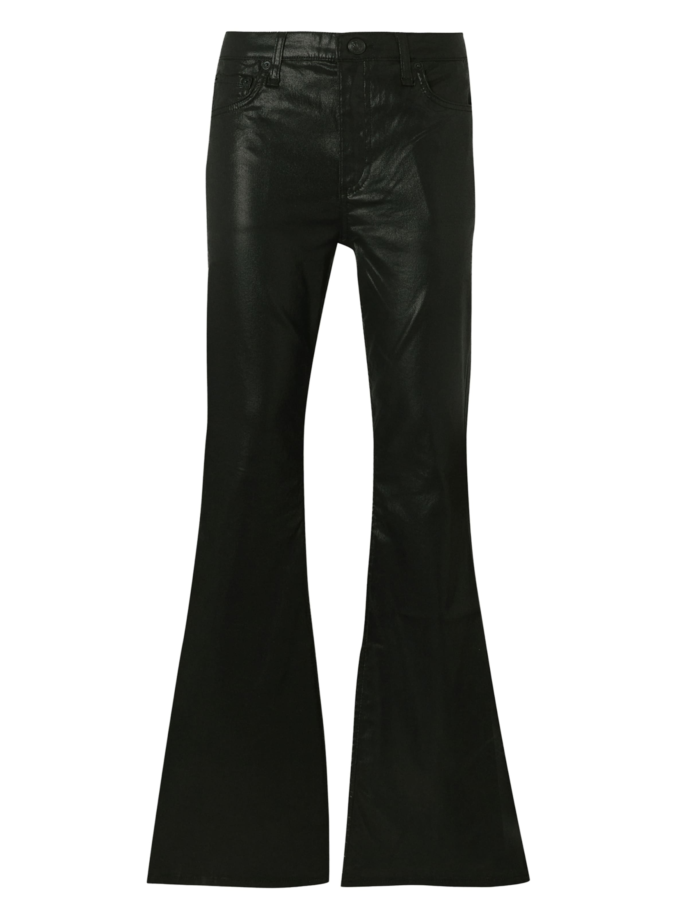 rag & bone - Acampanado Pantalón 'MIRAMAR' en negro: frente