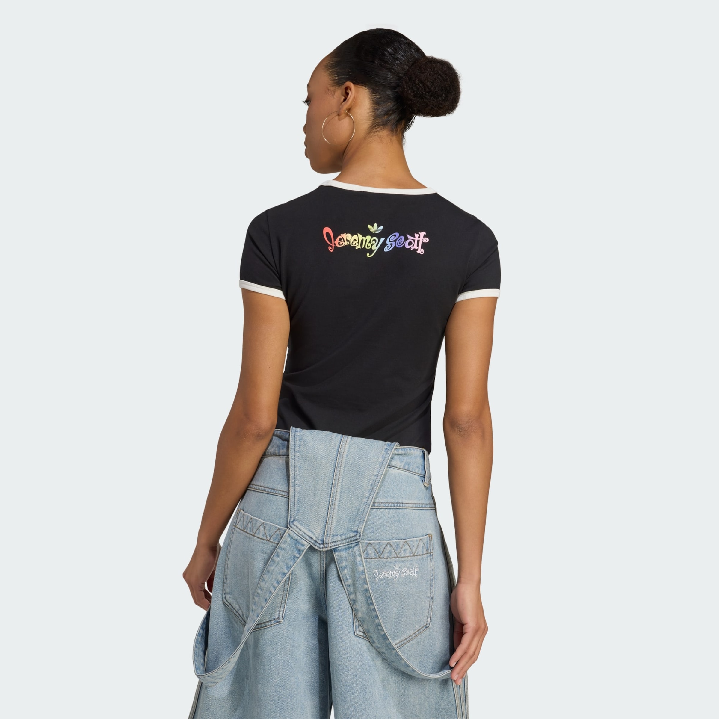 ADIDAS ORIGINALS Camiseta 'Adidas x Jeremy Scott' en Negro | ABOUT YOU